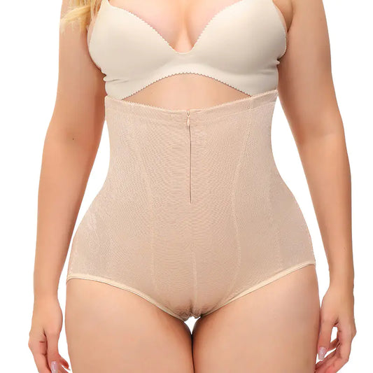 High-Waisted Lace Shaping Butt-Lifting Panties